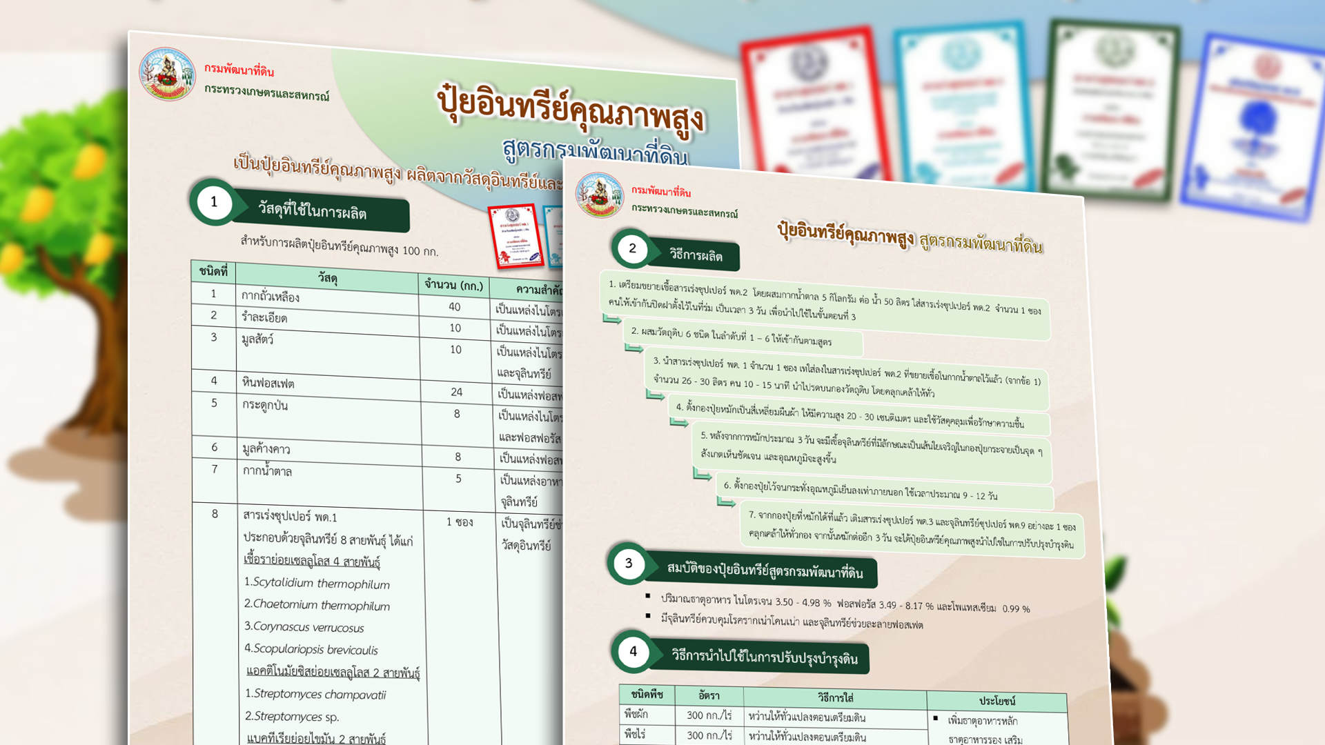 ปุ๋ยอินทรีย์คุณภาพสูง สูตรกรมพัฒนาที่ดินโดยใช้สารเร่ง พด. » เรื่องเล่า ...